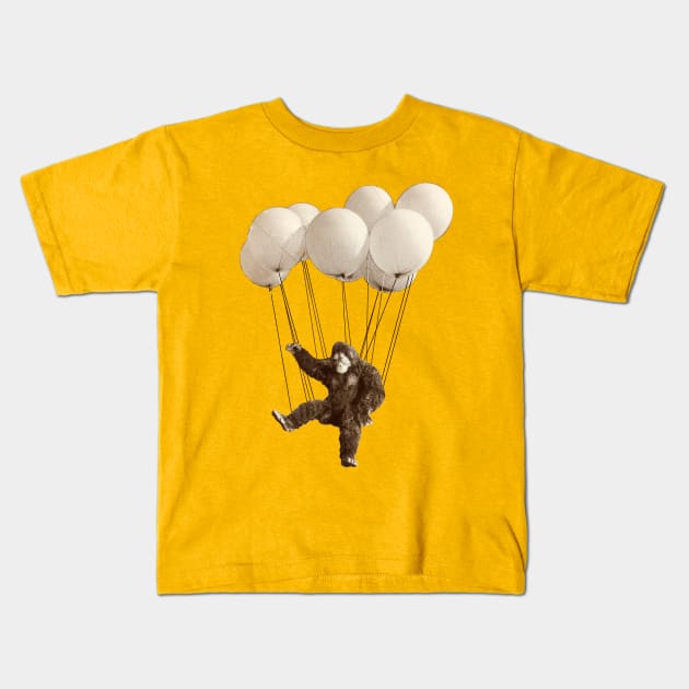 King Kong Balloons 1962 Exclusive Kids T-Shirt by Pop Fan Shop